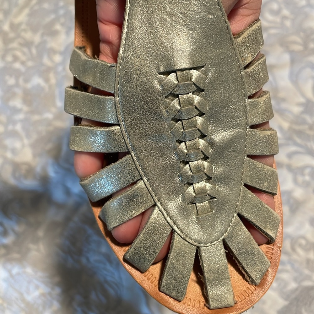 Zara Silver Strappy Sandals - Picture 5 of 5